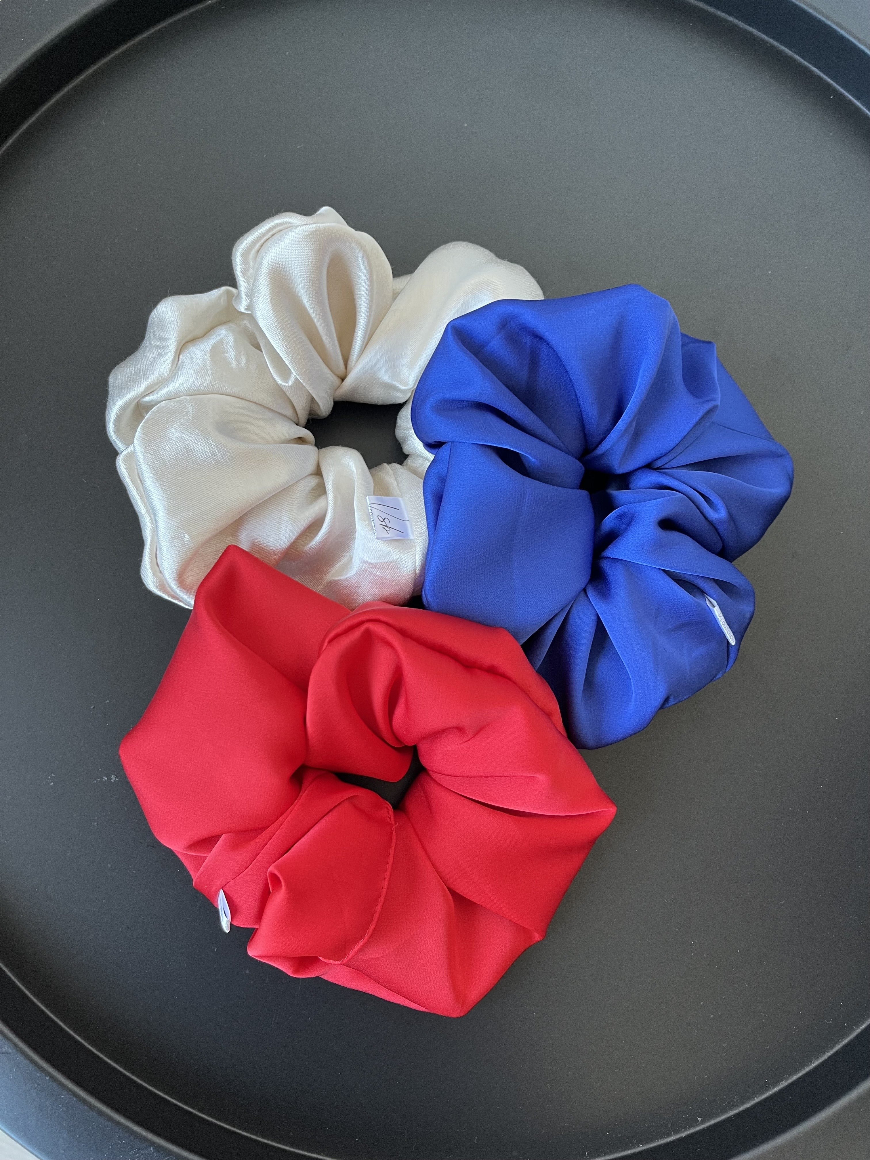 Scrunchie VSB gumka do vlasov modrá