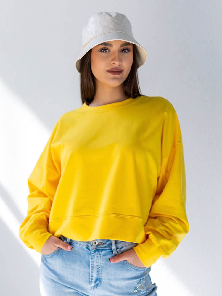 Dámska oversize mikina VSB JELLY žltá