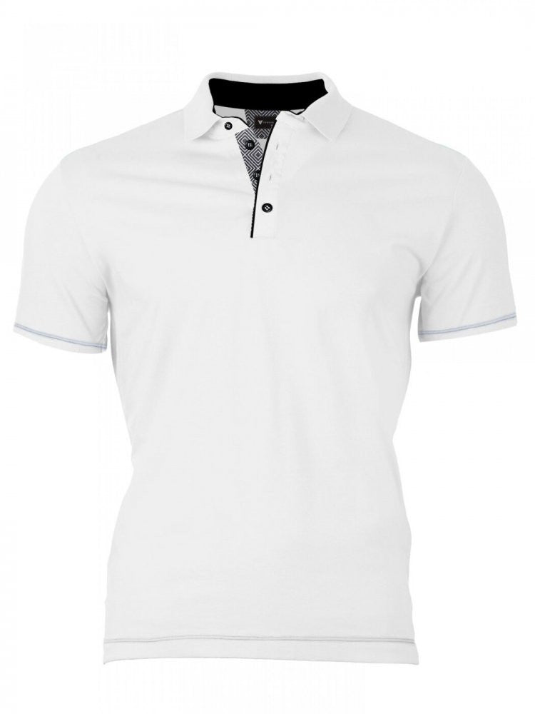 Pánske Polo tričko Versabe biele VS-PO 1910