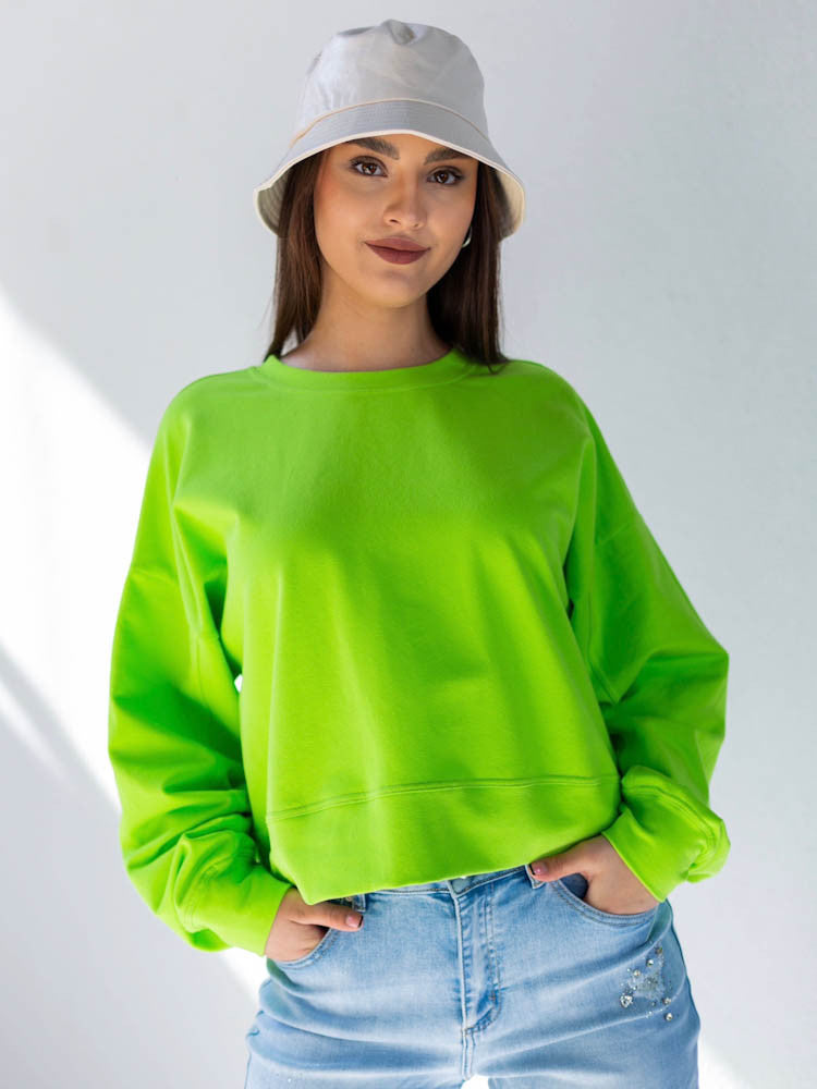 Trendy športová mikina VSB JELLY pistácia