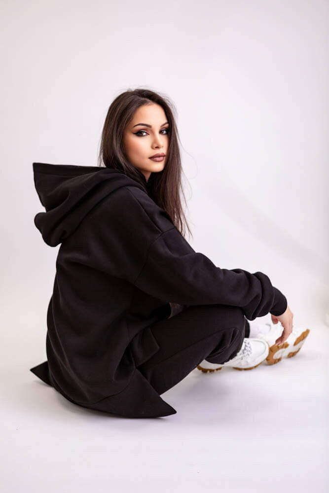 Dámska oversize tepláková súprava VSB SIMPLE black