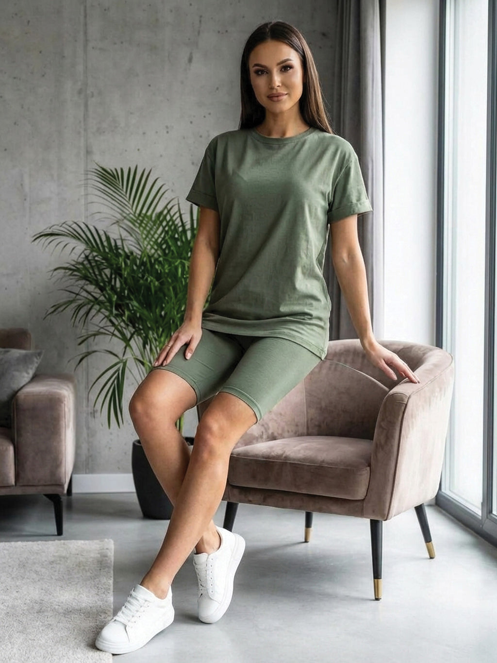 Dámske tričko VSB CASANDRA oliva