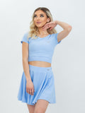 Dámsky modrý croptop VSB TALIA