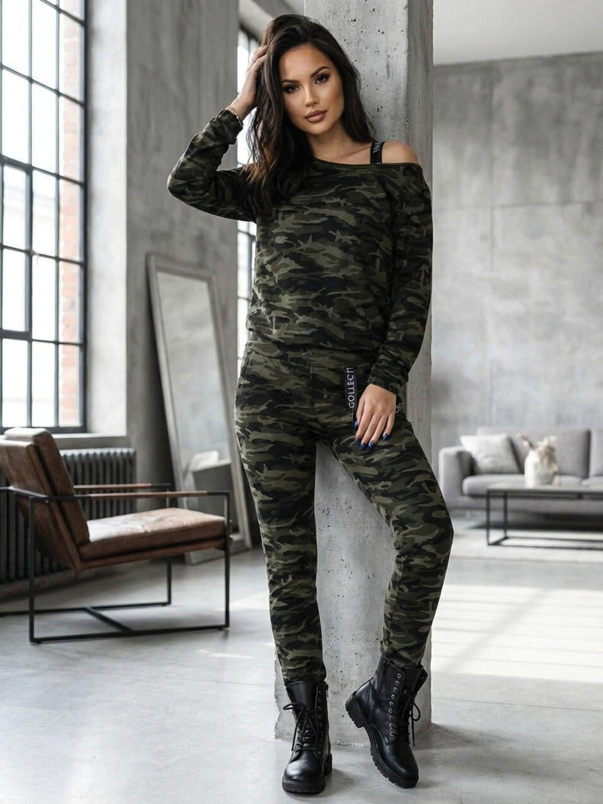 Dámska tepláková súprava VSB -KATTY 02 ARMY zelená