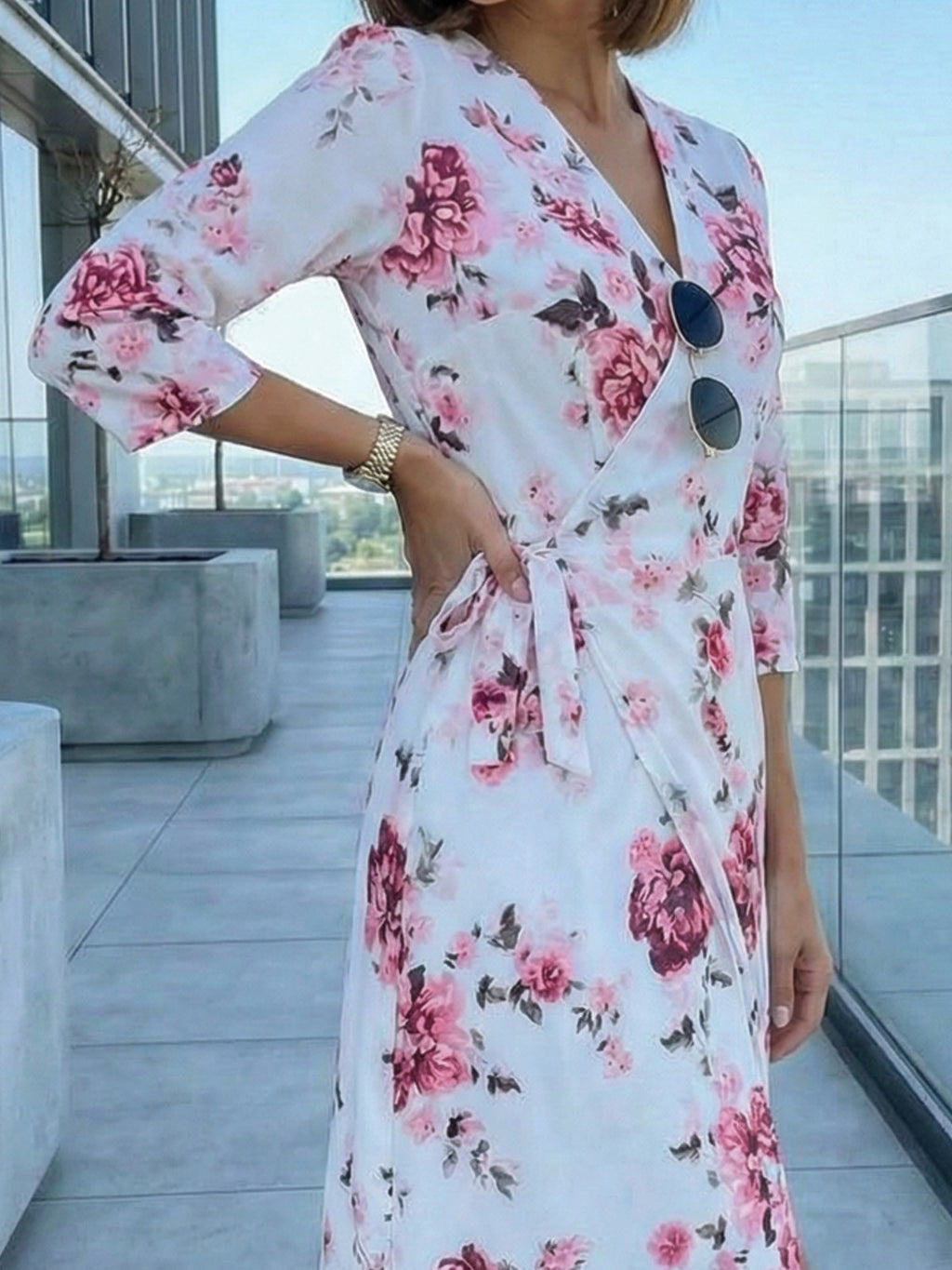 Dámske letné šaty  kvetinové