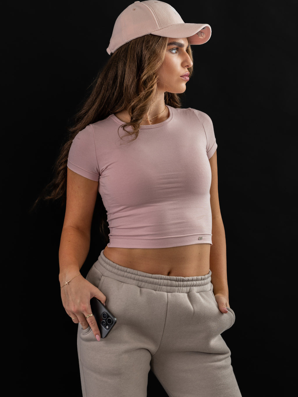 Dámsky croptop v ružovej farbe VSB PATTY