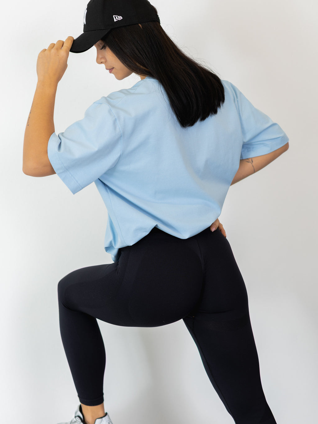 Dámske voľné tričko VSB STREET babyblue