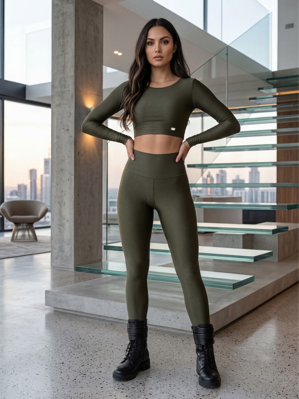 Dámska VSB súprava NEWSKIN khaki