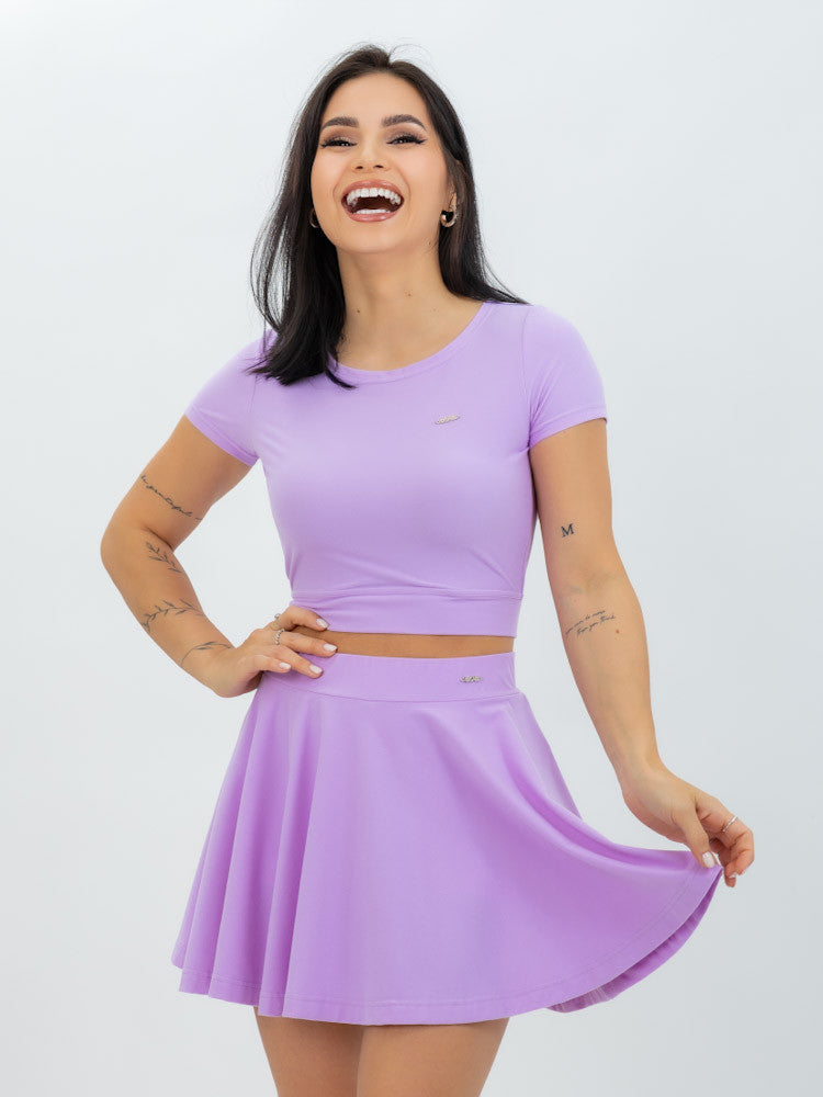 Croptop vo fialovej farbe VSB TALIA