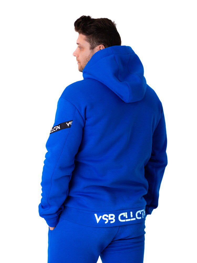 Pánska mikina s kapucňou VSB blue