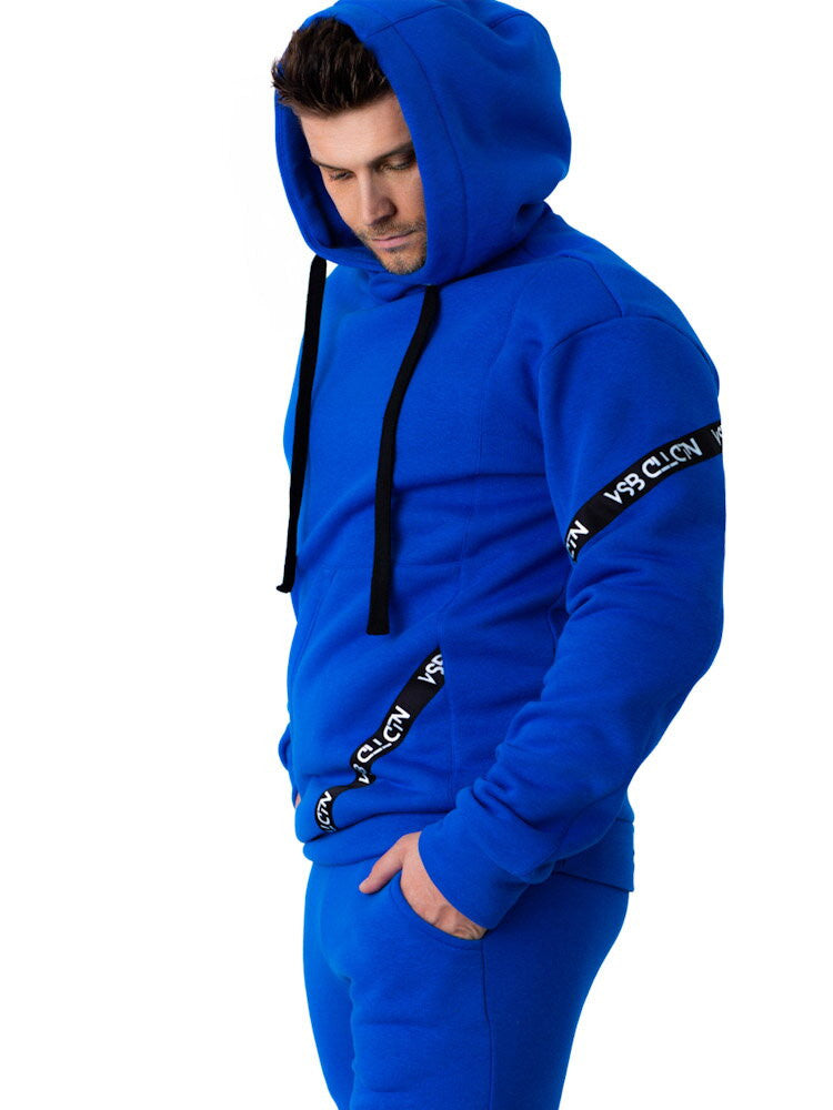 Pánska mikina s kapucňou VSB blue