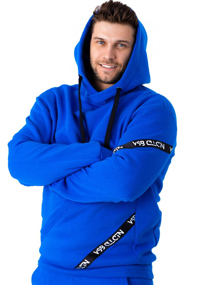 Pánska mikina s kapucňou VSB blue
