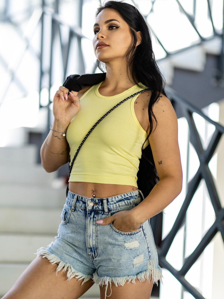 Dámsky VSB LOLLY croptop yellow