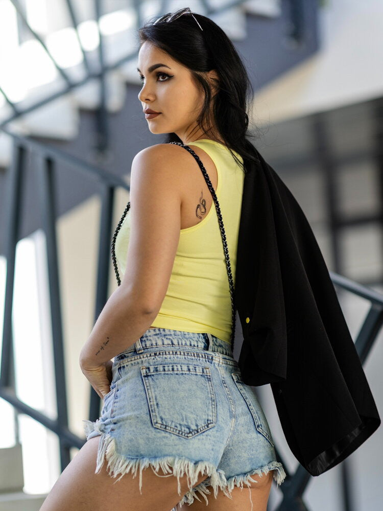 Dámsky VSB LOLLY croptop yellow