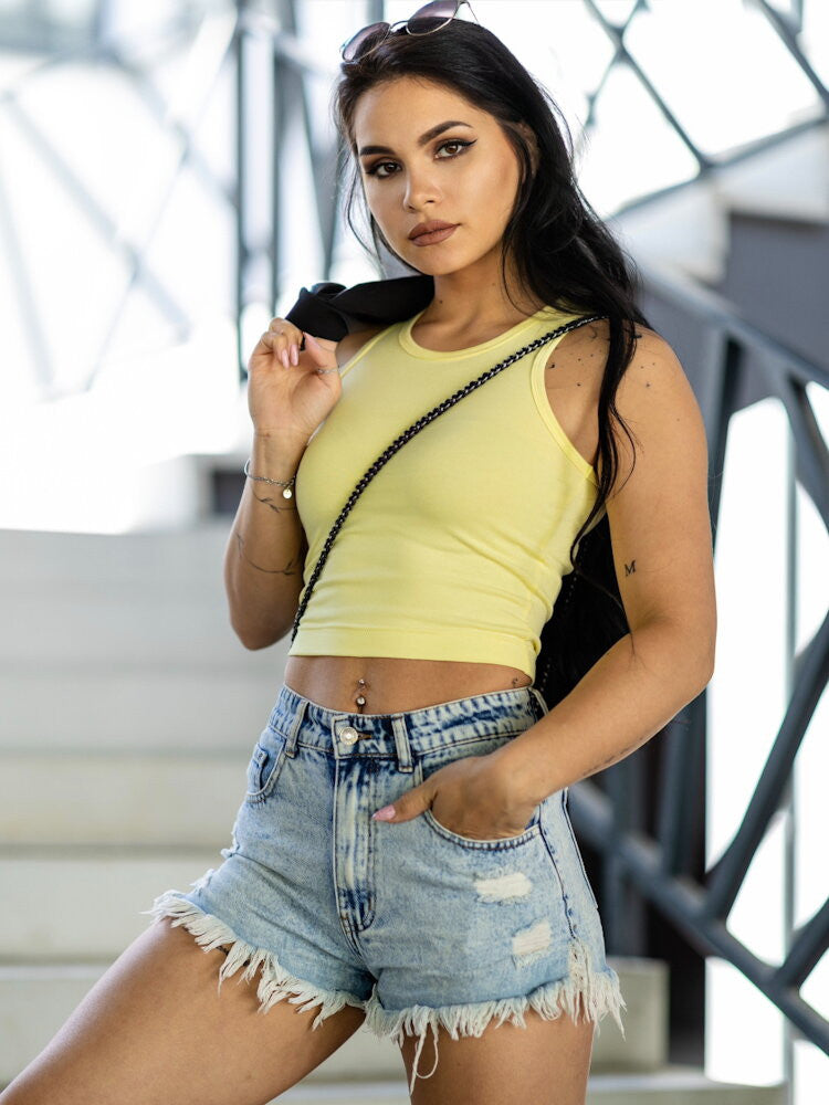 Dámsky VSB LOLLY croptop yellow