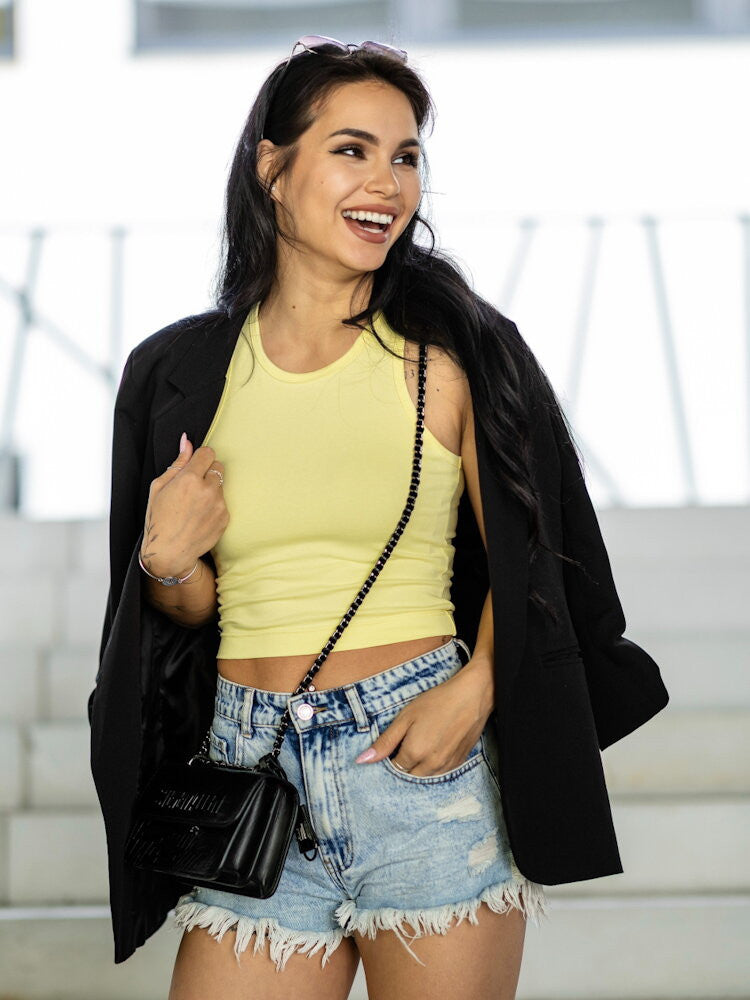 Dámsky VSB LOLLY croptop yellow