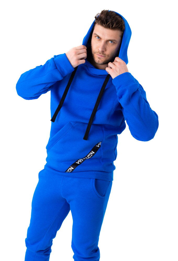 Pánska mikina s kapucňou VSB blue