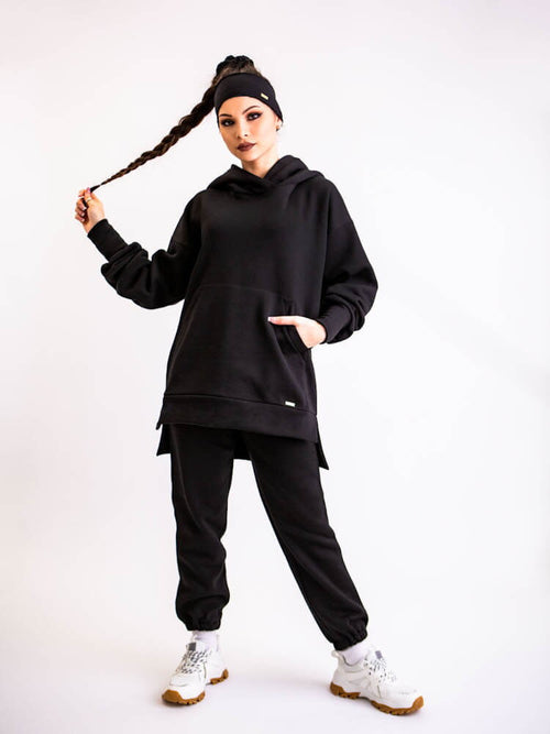 Dámska oversize tepláková súprava VSB SIMPLE black