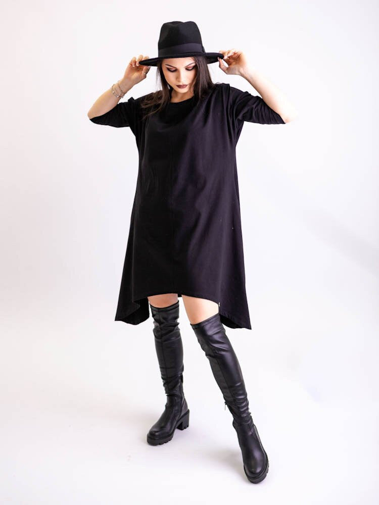 Dámska VSB asymetrická tunika BLACK