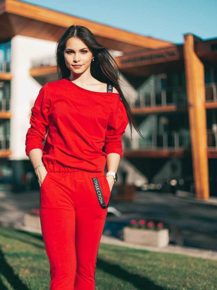 Dámska tepláková súprava VSB -KATTY 02 RED