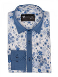 Dámska košeľa Slim Fit VS-DK1903 modrá
