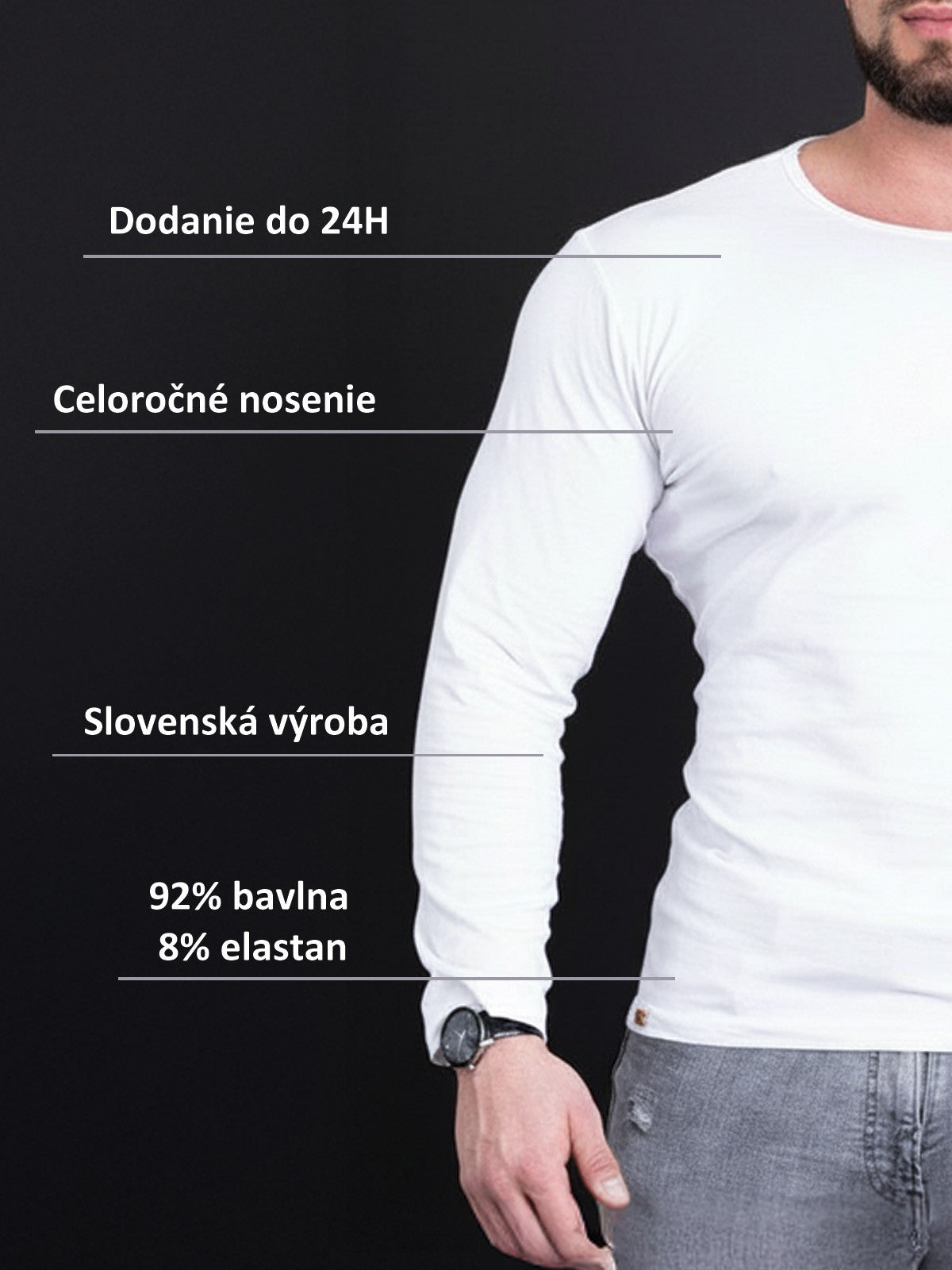 Športový pánsky nátelník VSB white