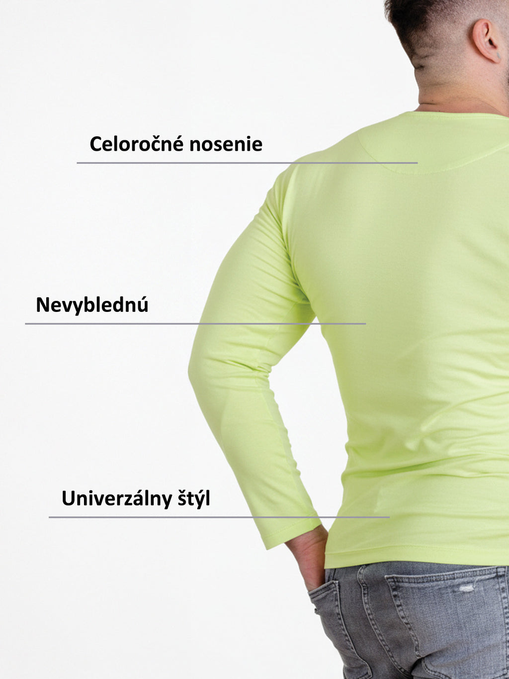 Žiarivý pánsky nátelník VSB lemon