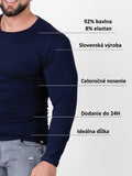 Športový pánsky nátelník VSB dark blue