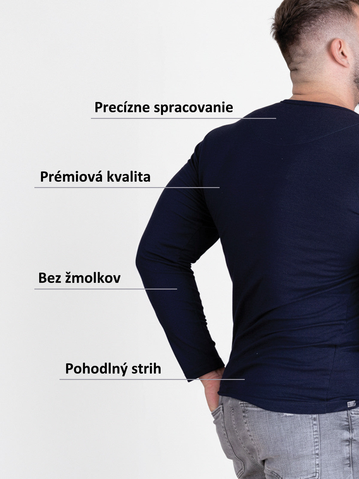 Športový pánsky nátelník VSB dark blue