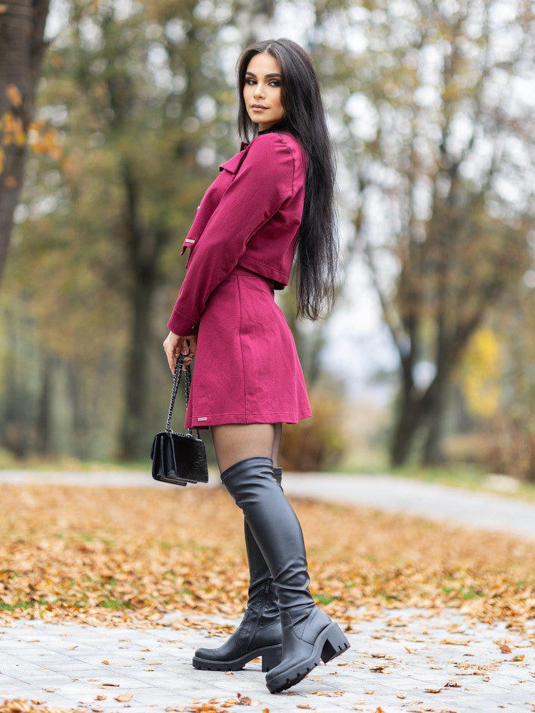 Moderný dámsky komplet VSB LISA burgundy
