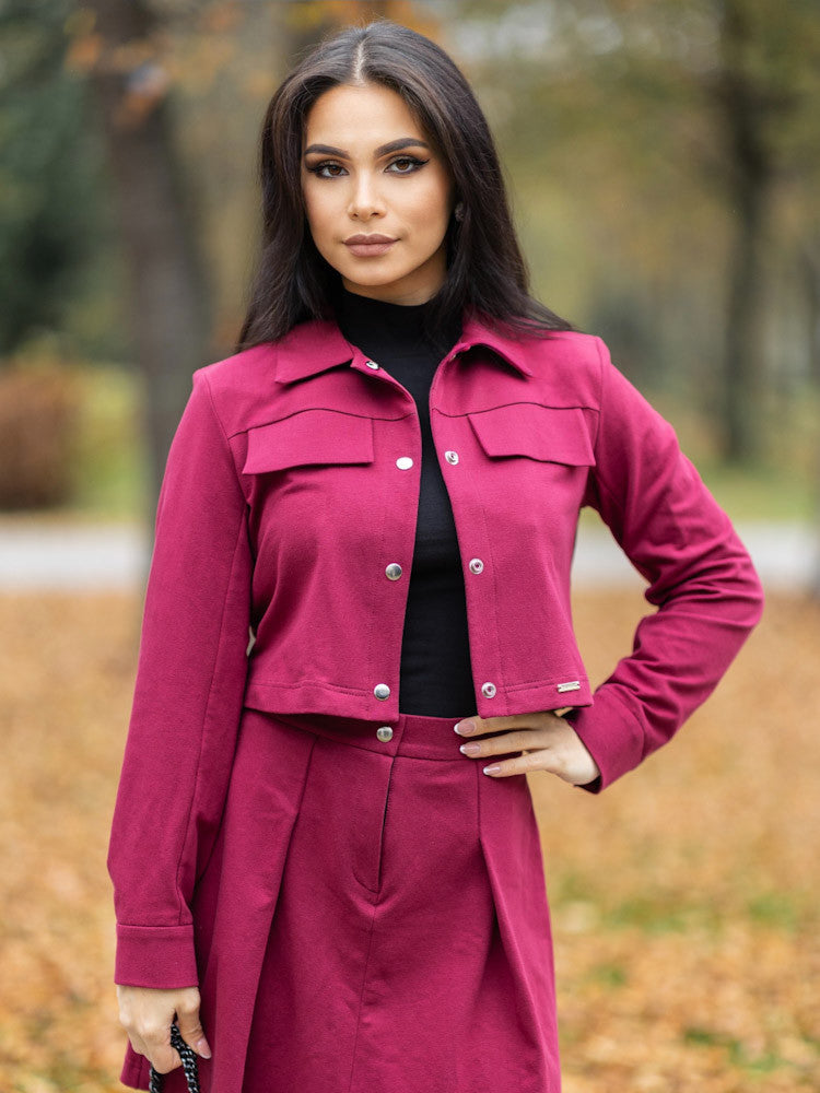 Moderný dámsky komplet VSB LISA burgundy