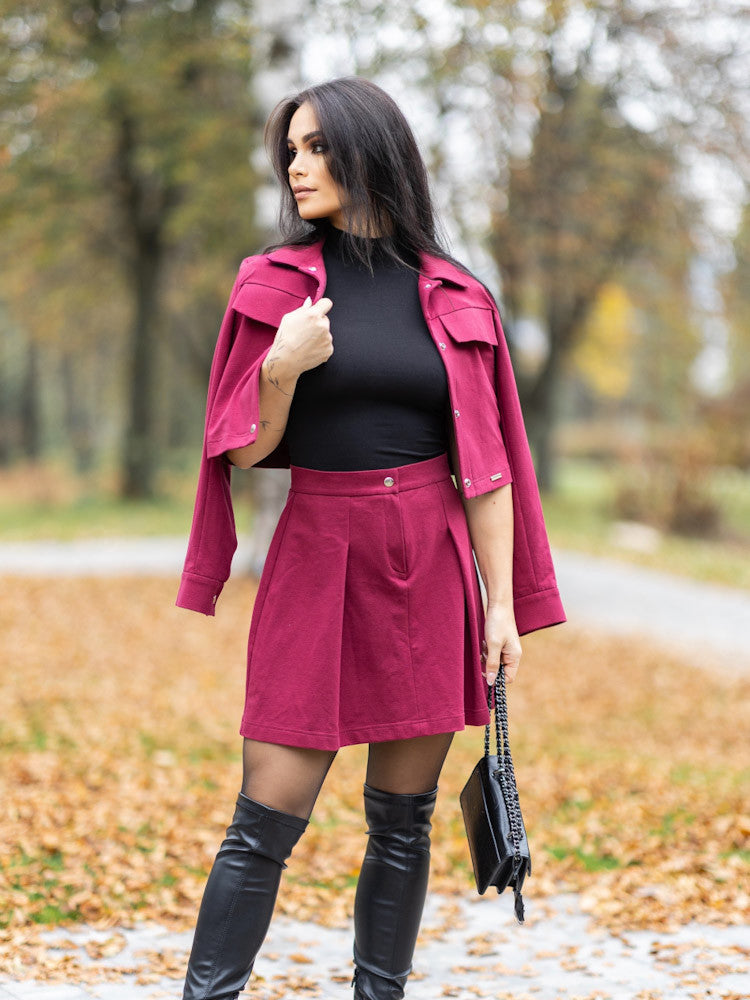 Moderný dámsky komplet VSB LISA burgundy