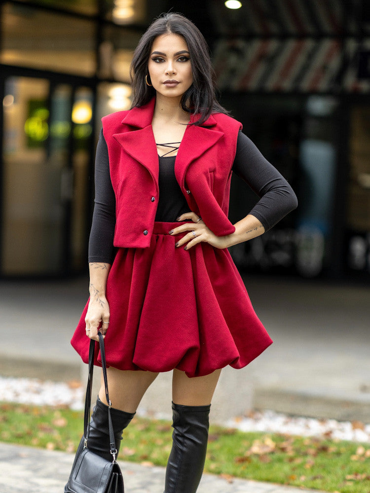 Dámsky komplet VSB MEGAN burgundy 