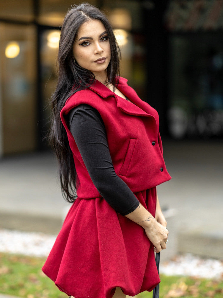 Dámsky komplet VSB MEGAN burgundy 