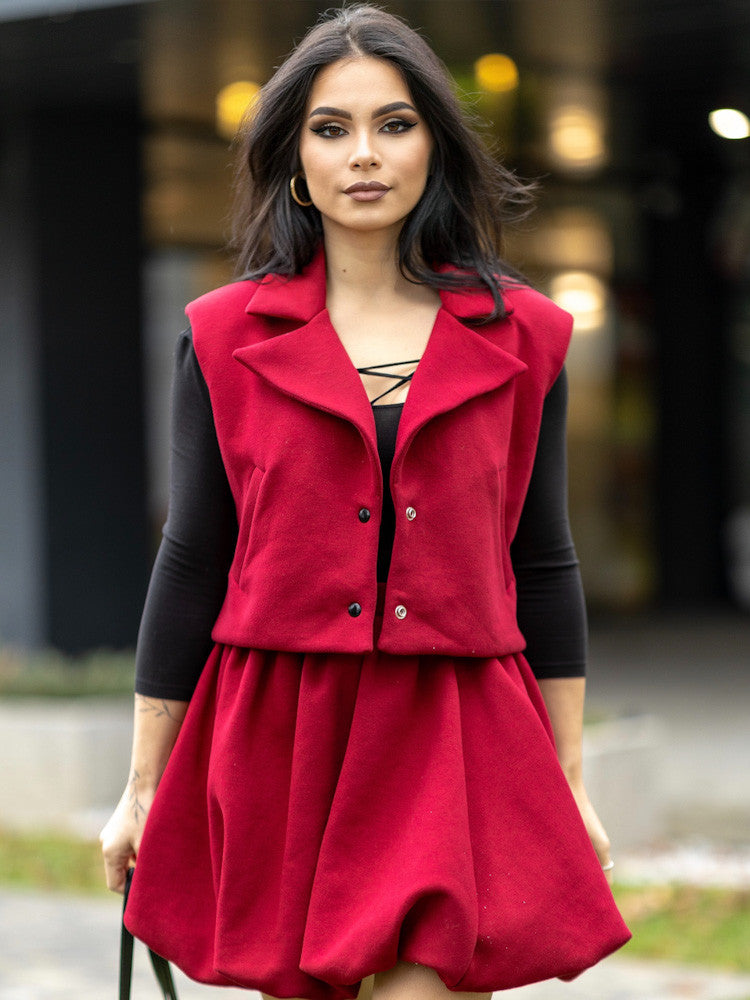 Dámsky komplet VSB MEGAN burgundy 