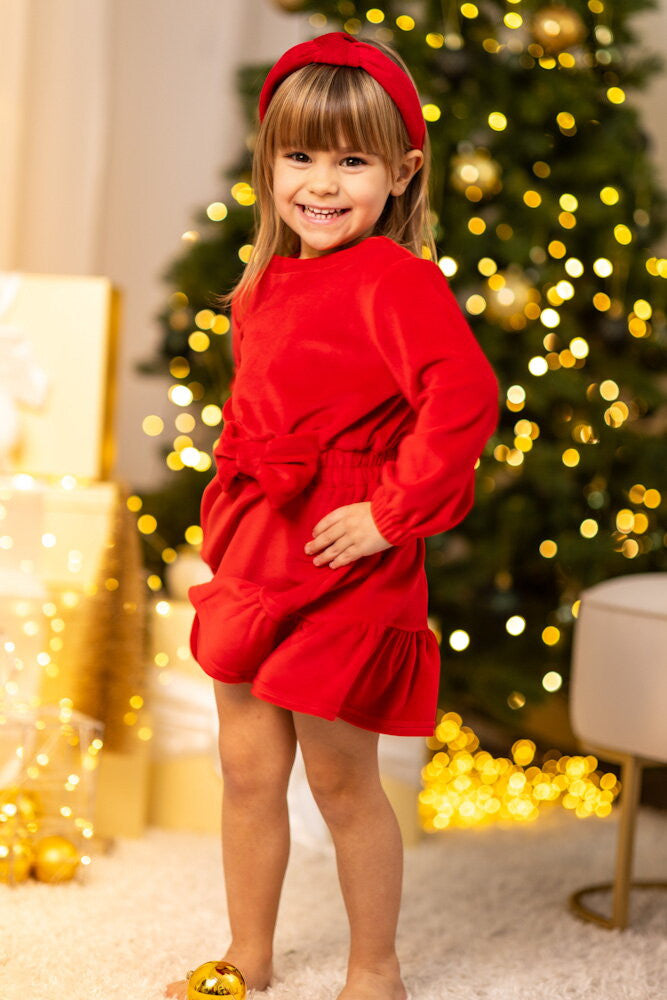 Detské VSB VELVET RED šaty