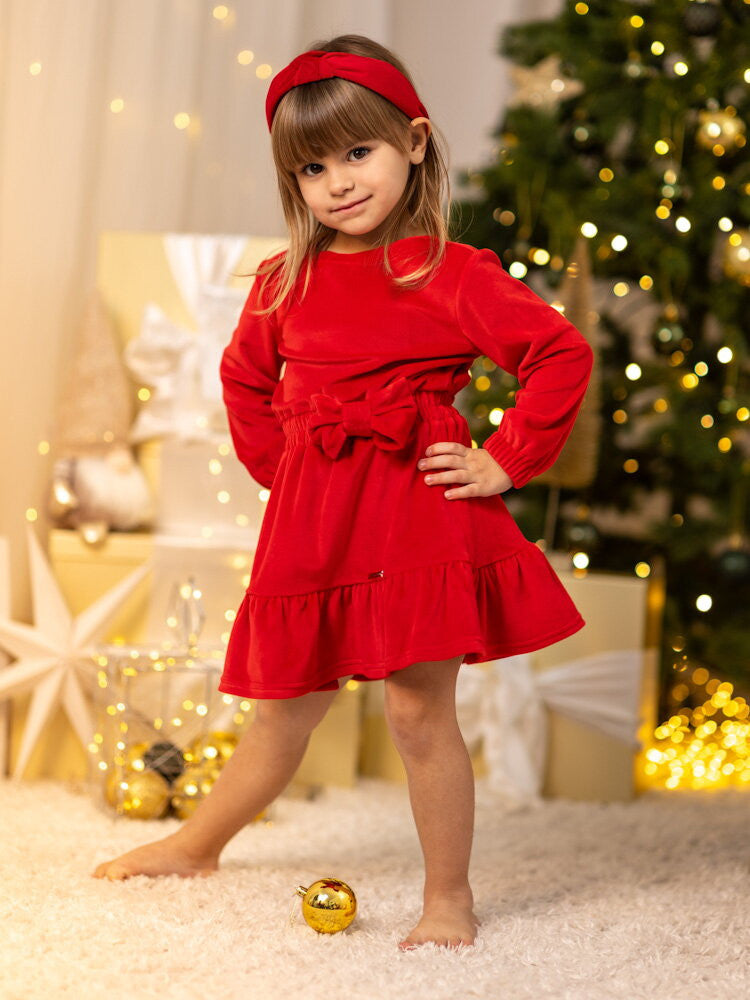 Detské VSB VELVET RED šaty