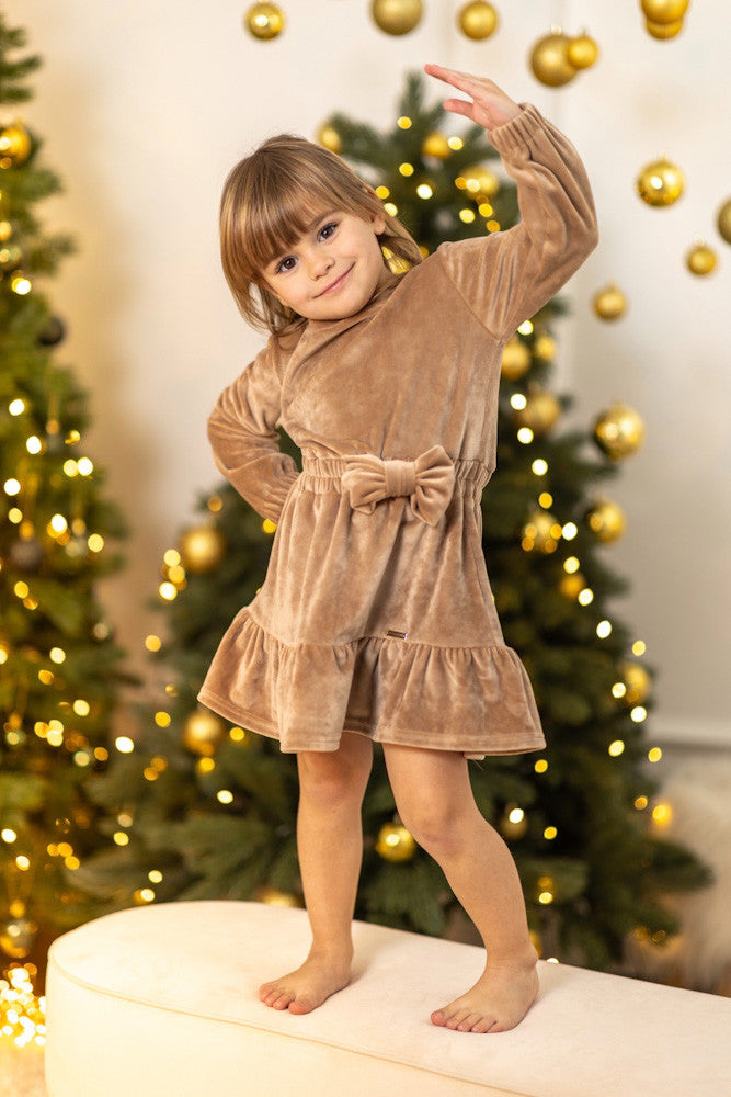 Šaty mama a dcéra VSB VELVET GOLD