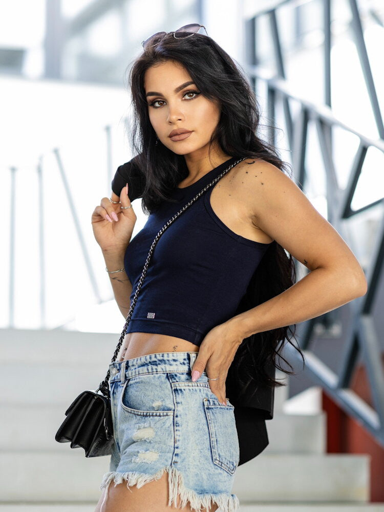 Croptop VSB LOLLY black