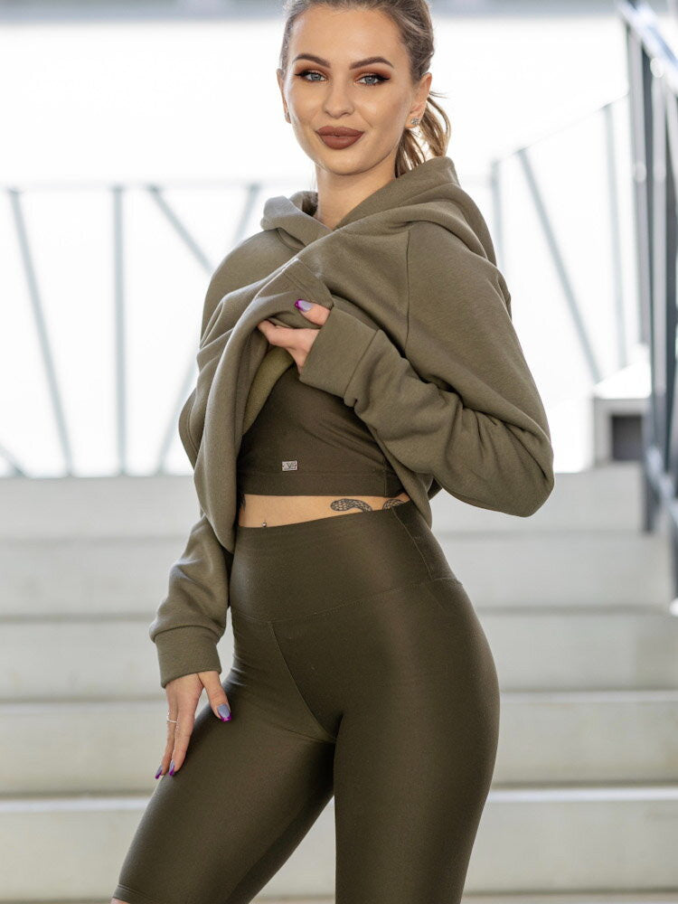 Pohodlné dámske kraťasy VSB NEWSKIN khaki