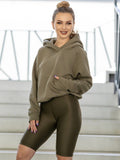 Pohodlné dámske kraťasy VSB NEWSKIN khaki