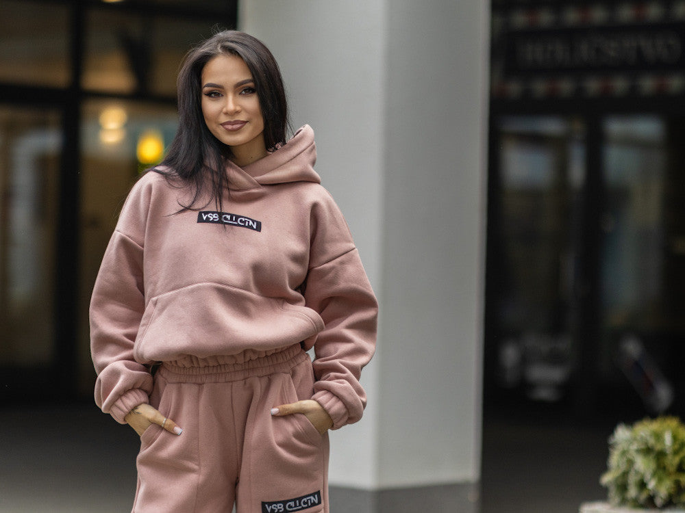 Tepláková súprava VSB RUBY v baby pink farbe