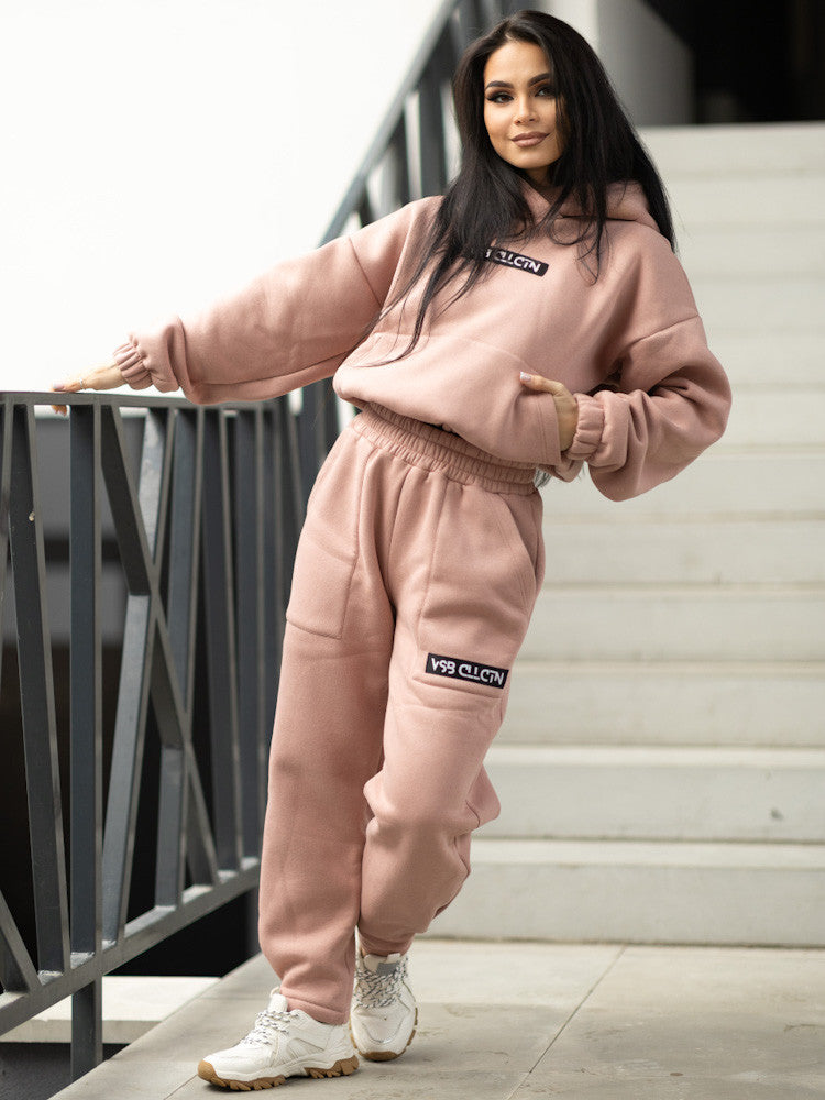 Tepláková súprava VSB RUBY v baby pink farbe