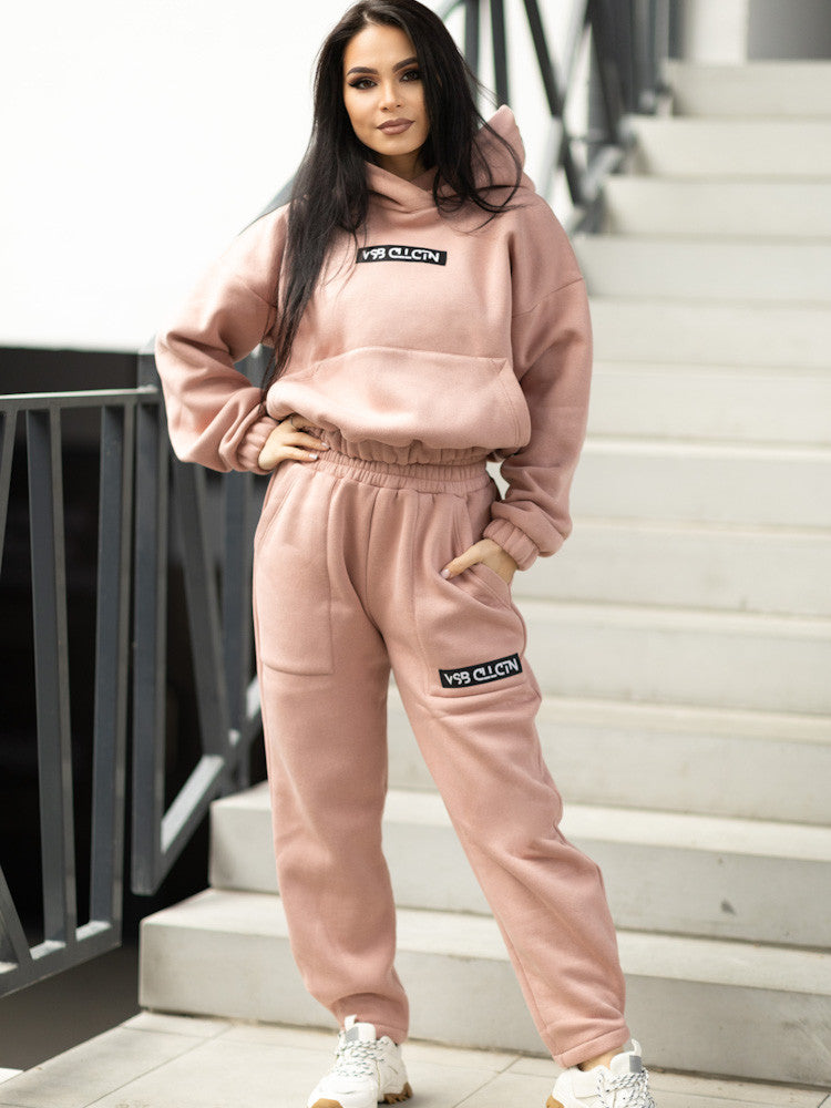 Tepláková súprava VSB RUBY v baby pink farbe