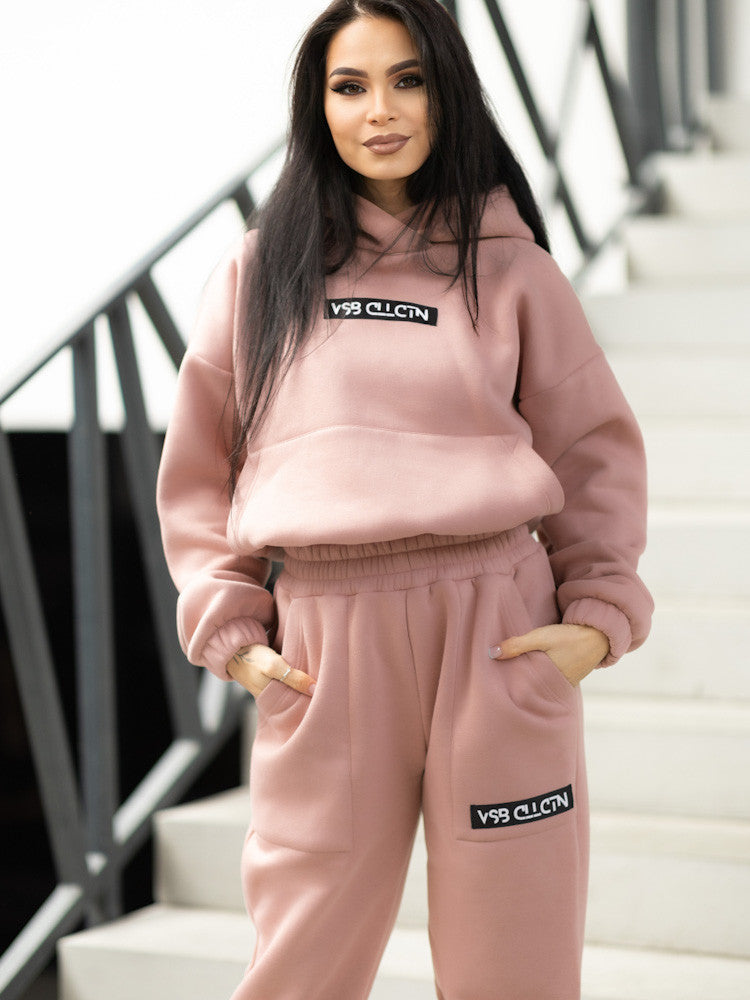 Tepláková súprava VSB RUBY v baby pink farbe