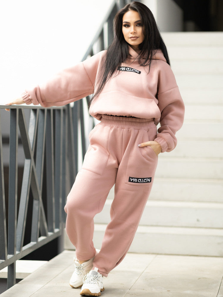 Tepláková súprava VSB RUBY v baby pink farbe
