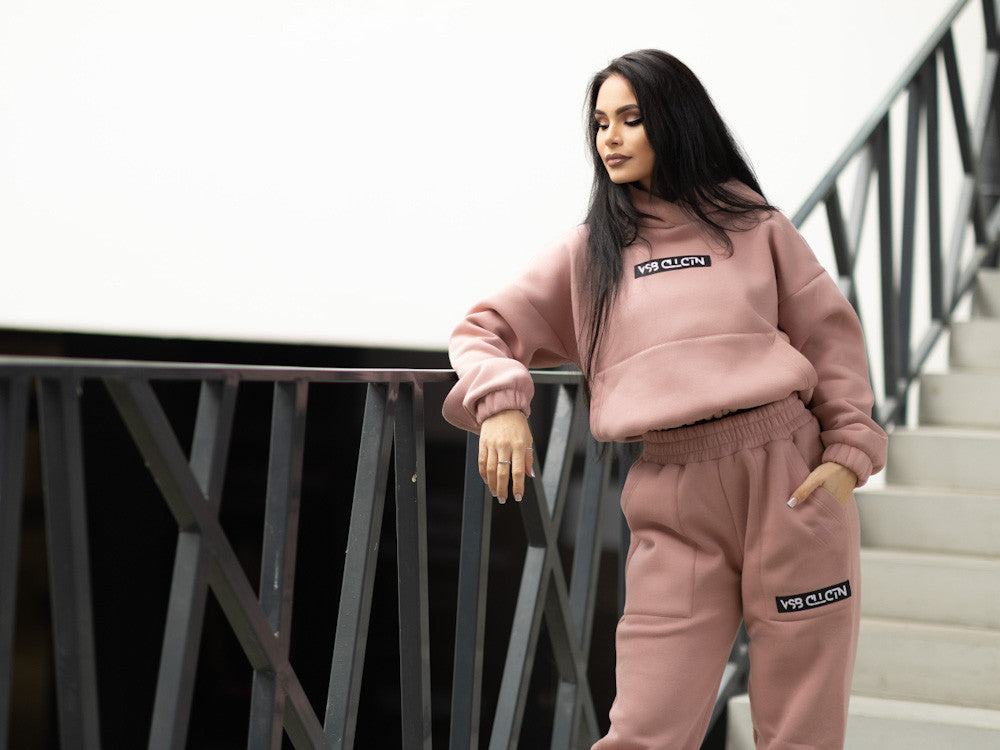 Tepláková súprava VSB RUBY v baby pink farbe