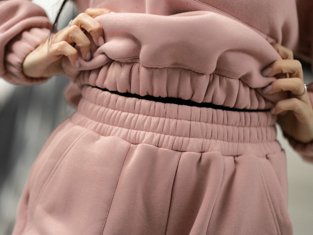Tepláky VSB RUBY v baby pink farbe