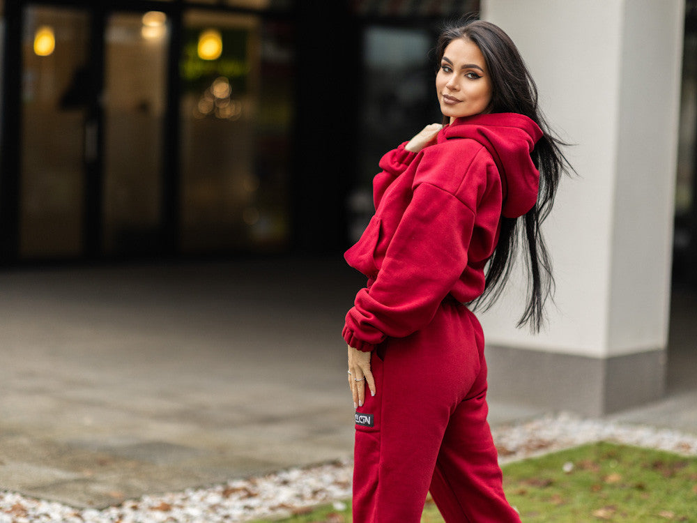 VSB RUBY tepláky burgundy