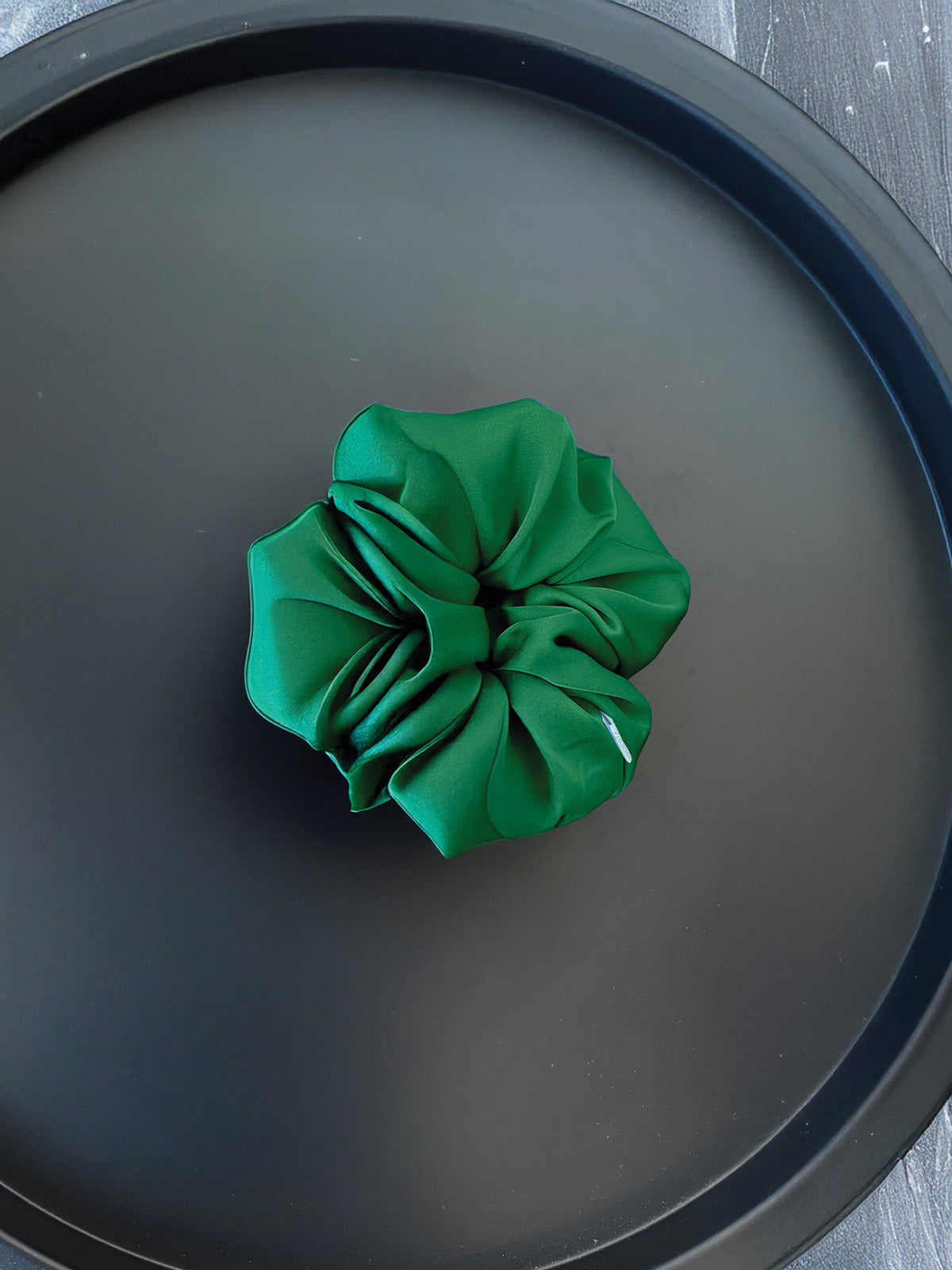 Scrunchie VSB gumka do vlasov smaragdová